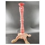 Aluminum base to a vintage Gum ball machine NO SHI