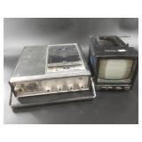 Lot with Craig miniature 5" TV and a traveling Pan