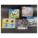 Variety of small Lego packs: Lego city, Lego Tekni