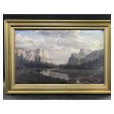 Dino Massaroni print, framed, 19.25" x 28.5" frame