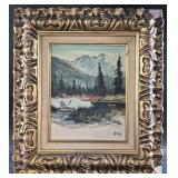 Ellen Henne beautiful original oil on board of a f