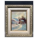 Scott McDaniel original on artist board "Trapline