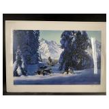Charles Gause signed and numbered print  239/300,