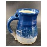 Beautiful antique stoneware cup with maker