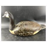 Lovely wood carved Canadian goose 11.5" tall