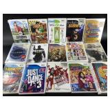 Large variety of assorted Nintendo Wii games