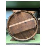 Antique wood butter churn