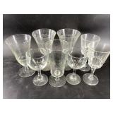 Assorted wine glasses