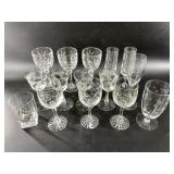 Stunning lot of crytal stemware