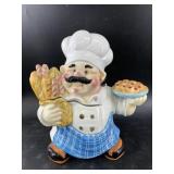 Detailed chef cookie jar