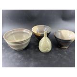 Assortment of crockery bowls