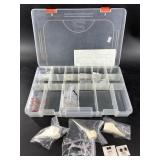 Variety of molds of eyes and feet for creating bir