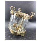 Antique brass ship