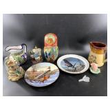 Charming lot of home dï¿½cor including nesting doll