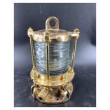Beautiful antique Nelson electric brass ship