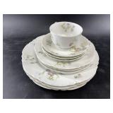 10 Pieces from a Haviland Limoge china set