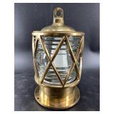 Antique heavy brass ship