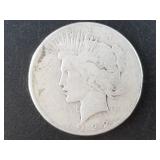 Peace silver dollar, 1922 S