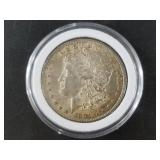 Carson City 1891 Morgan silver dollar, EF 40 or be