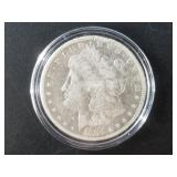 Morgan silver dollar, 1884 S