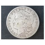 Morgan silver dollar, 1901 O