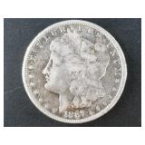 Morgan silver dollar,  1887