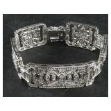 Intricate sterling silver bracelet with original t