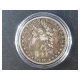 Morgan silver dollar, 1896 S low grade