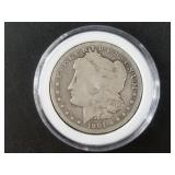 Morgan silver dollar, 1890