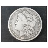 Morgan silver dollar, 1882 O