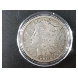 Morgan silver dollar, 1901
