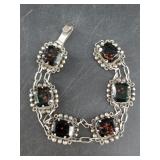 Sterling silver vintage bracelet, with very unique