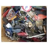 Large collection of key rings, key fobs, keys, lan