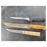 3 Assorted contemporary and vintage knives: a cont