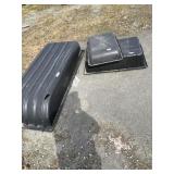 4 Assorted game sleds NO SHIPPING