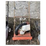 Vintage gasoline powered Snowblower Untested  NO S