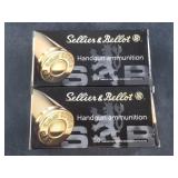 Two 50 round boxes of 9mm  115 grain FMJ NO SHIPPI