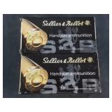 Two 50 round boxes of 9mm  115 grain FMJ NO SHIPPI
