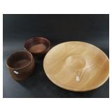 Variety of wood bowls