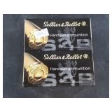 Two 50 round boxes of 9mm  115 grain FMJ NO SHIPPI