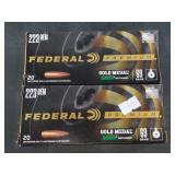 Two 20 Round boxes of .223 NO SHIPPING