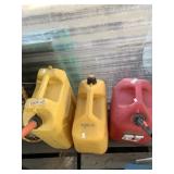 3 Diesel and gas cans NO SHIPPING