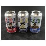 3 Funko Soda collectables: #5 from the Umbrella Ac