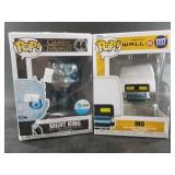 2 Funko Pop figurines, new