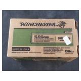 150 Round range box of Winchester 62 grain 5.56 M8