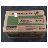 150 Round range box of Winchester 62 grain 5.56 M8