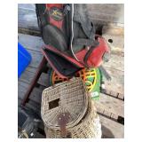 Lot with a fabric hose on a reel XPS brand fishing