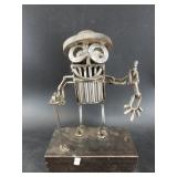 Fabulous hand made wise old owl figurine, made fro