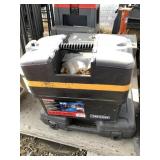 Lot of 2: tool box filled with some tools and a Cr