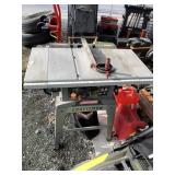 Craftsman 3 HP table saw with blade guard, fence,